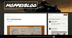 Desktop Screenshot of moppedblog.de